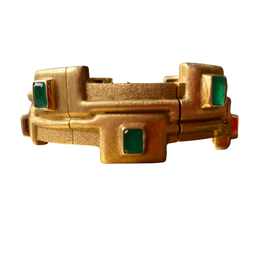 Burle marx emerald bracelet