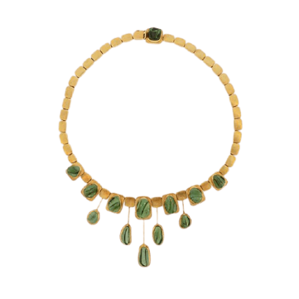 Burle Marx green tourmaline necklace