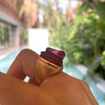 Burle Marx Forma Livre Pink Tourmaline Ring