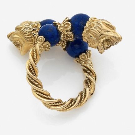 Lions Headed Ring by Zolotas