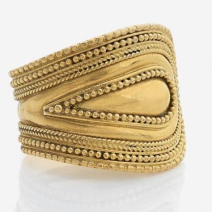Filigree Gold Ring by Lalaounis