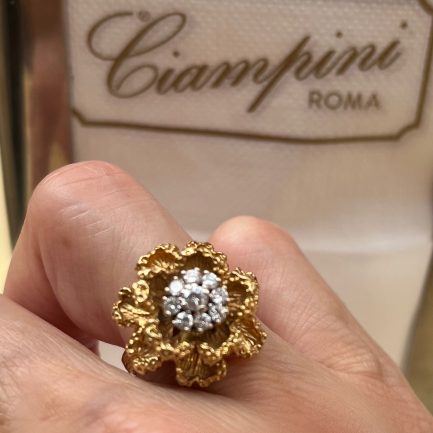 Gold and Diamond Ring by Piaget