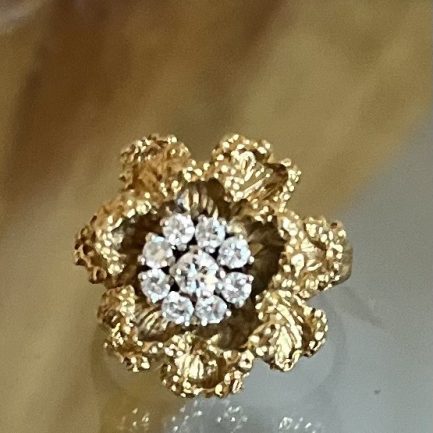 Gold and Diamond Ring by Piaget
